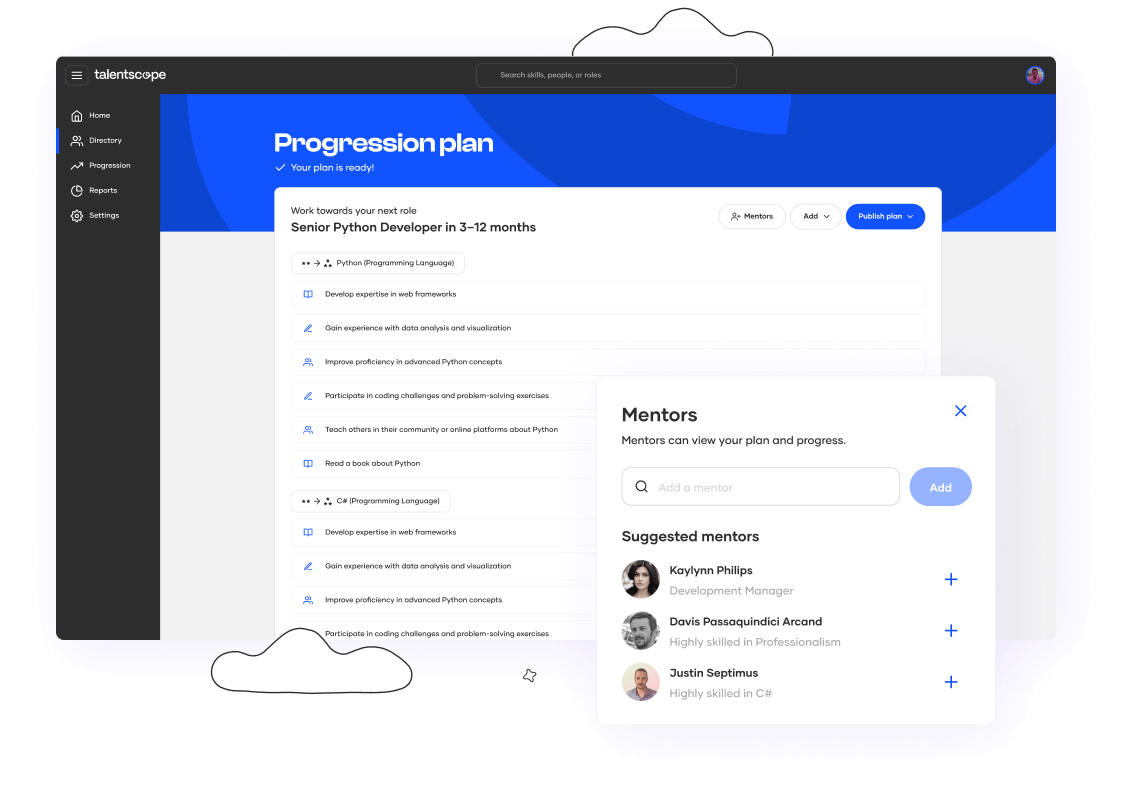 ai powered progression plan