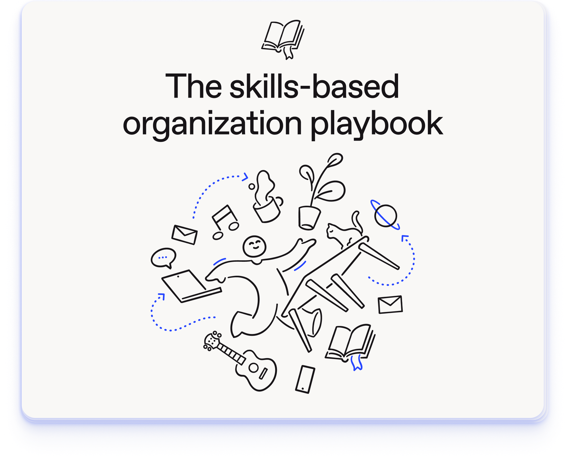 the cover of the ebook that will talk about the skills-based organizations